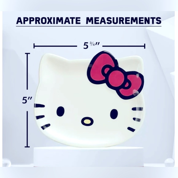 Sanrio Hello Kitty Shaped
Ceramic Trinket Tray - Jewelry
Ring Holder Dish - Picture 14 of 14